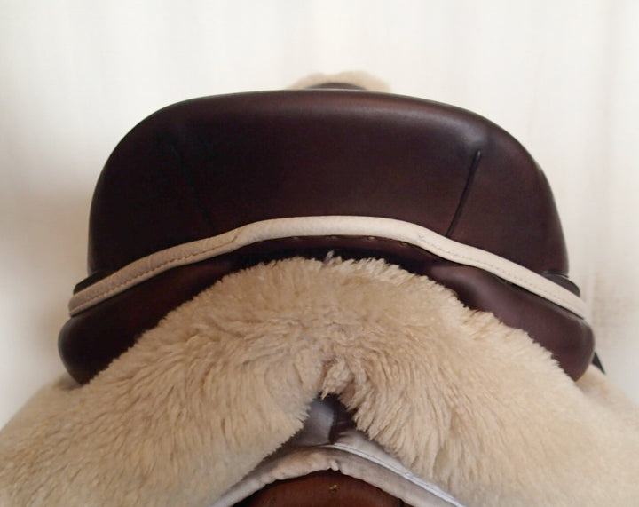 17" Antares Active + Monoflap Saddle - BRAND NEW - Full Buffalo - 2025 - 2AB Flaps - 4.5" dot to dot (093)