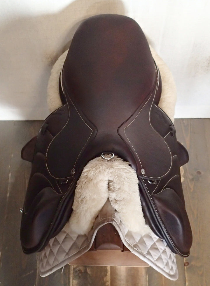 17" Antares Active + Monoflap Saddle - BRAND NEW - Full Buffalo - 2025 - 2AB Flaps - 4.5" dot to dot (093)