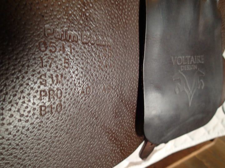 17.5" Voltaire Palm Beach Saddle - Full Buffalo - 2025 - 2AA Flaps - 5.25" dot to dot - Pro Panels (098)