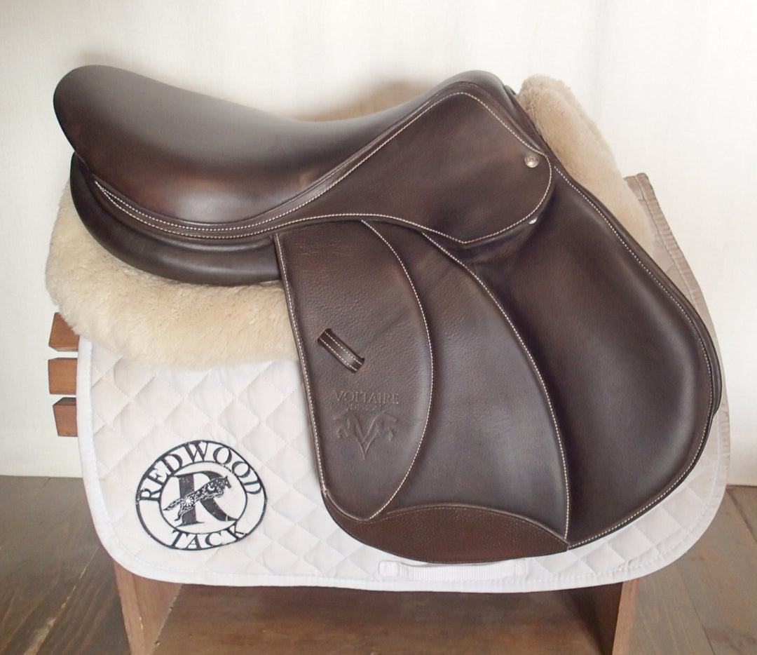 17.5" Voltaire Palm Beach Saddle - Full Buffalo - 2025 - 2AA Flaps - 5.25" dot to dot - Pro Panels (098)