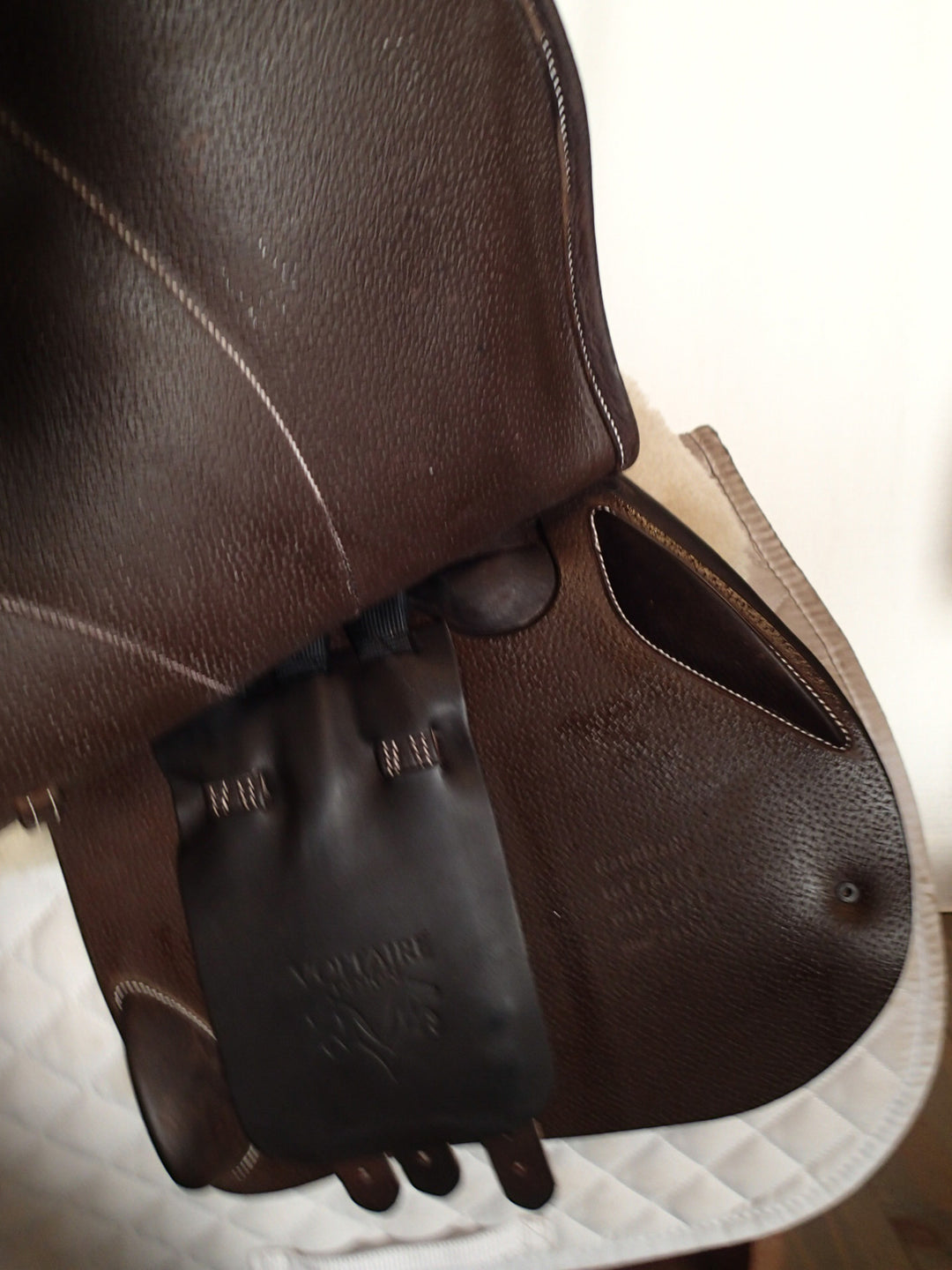 17.5" Voltaire Palm Beach Saddle - Full Buffalo - 2025 - 2AA Flaps - 5.25" dot to dot - Pro Panels (098)