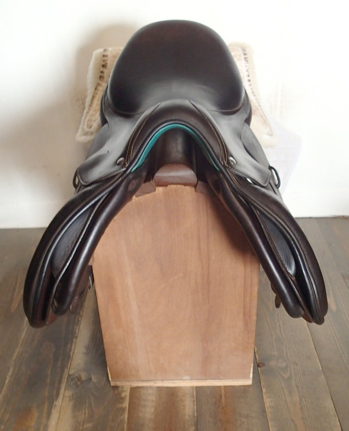 16" Voltaire Palm Beach Saddle - Full Buffalo - 2021 - 0A Flaps - 4.75" dot to dot - FIN Panels (099)