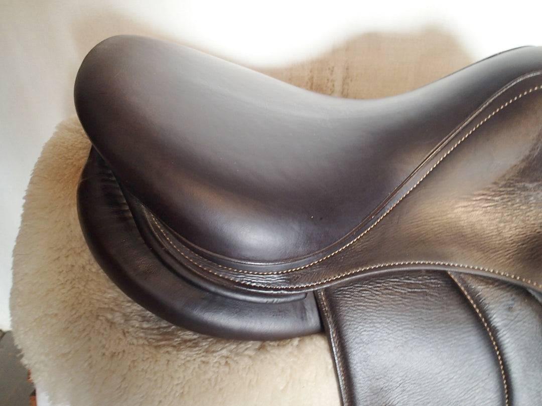 16" Voltaire Palm Beach Saddle - Full Buffalo - 2021 - 0A Flaps - 4.75" dot to dot - FIN Panels (099)