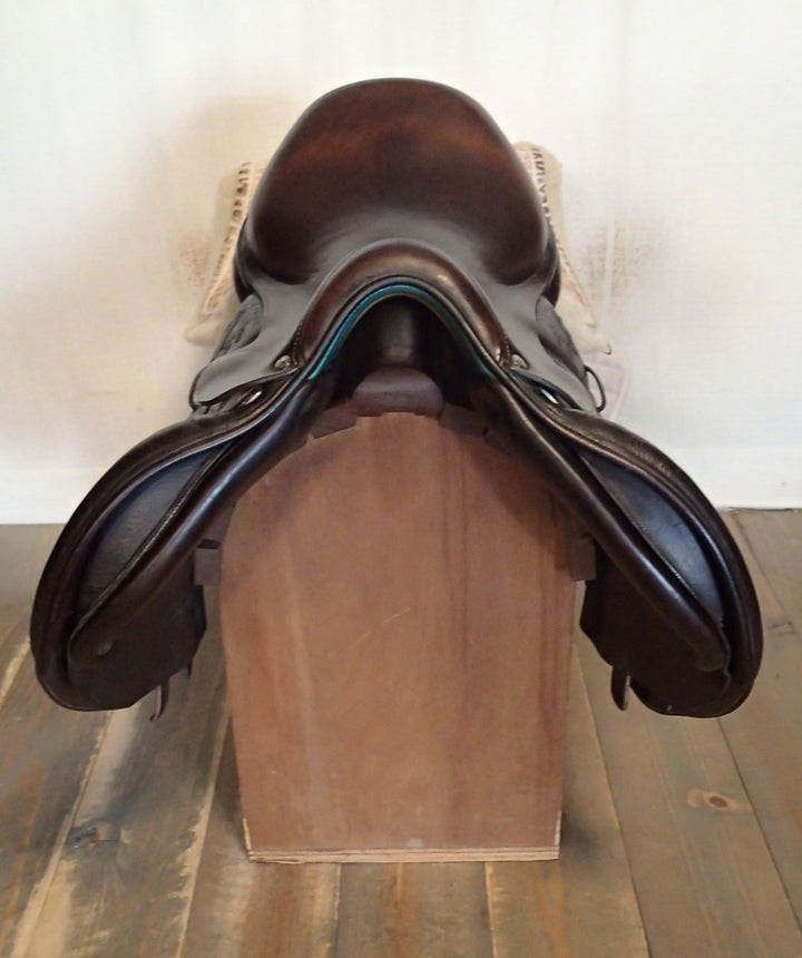 16.5" Voltaire Palm Beach Saddle - Full Buffalo - 2017 - 1 Flaps - 4.75" dot to dot - FIN Panels (104)