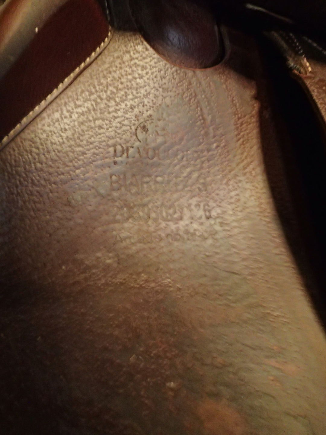 17.5" Devooucoux Biarritz S Saddle - 2020 - 3A Flaps - 5" dot to dot (108)