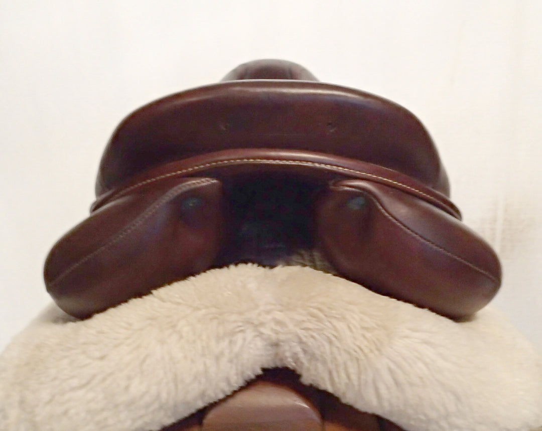 17.5" Devooucoux Biarritz S Saddle - 2020 - 3A Flaps - 5" dot to dot (108)