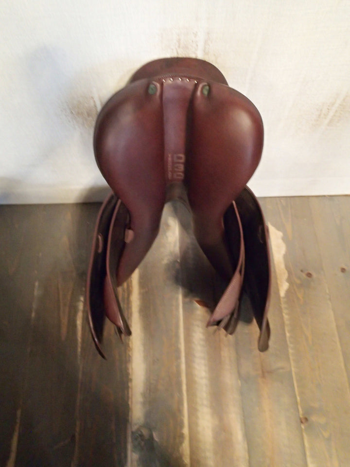 17.5" Devooucoux Biarritz S Saddle - 2020 - 3A Flaps - 5" dot to dot (108)