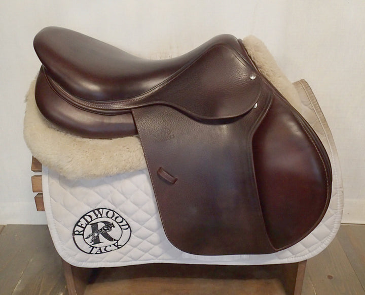 17.5" Devooucoux Biarritz S Saddle - 2020 - 3A Flaps - 5" dot to dot (108)