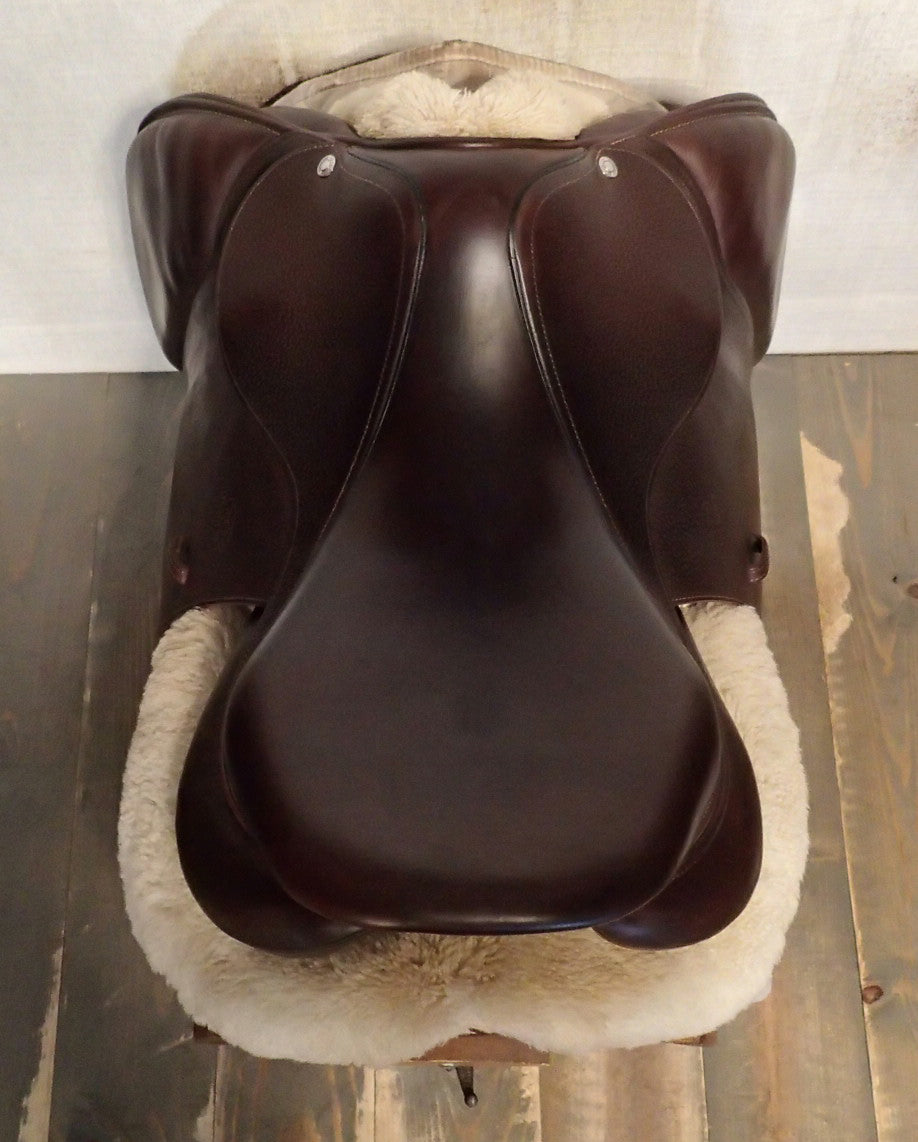 17.5" Devooucoux Biarritz S Saddle - 2020 - 3A Flaps - 5" dot to dot (108)