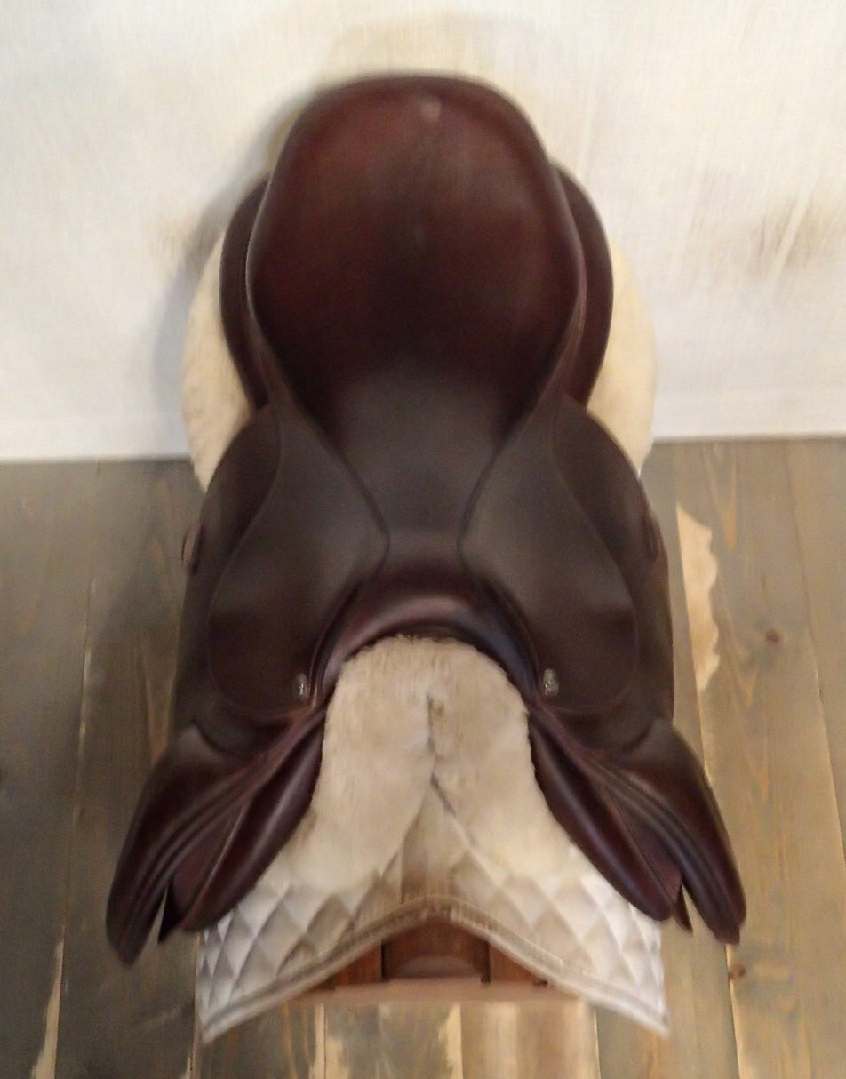 17.5" Devooucoux Biarritz S Saddle - 2020 - 3A Flaps - 5" dot to dot (108)