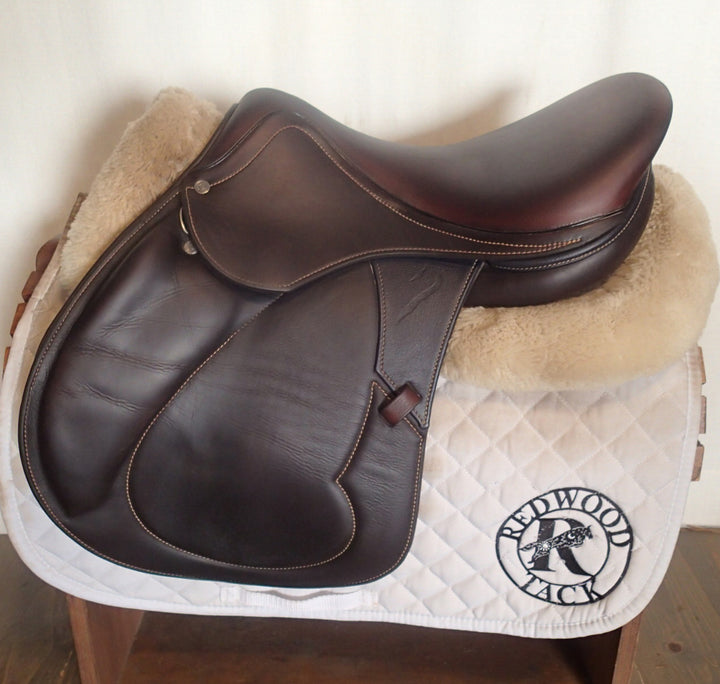 16.5" Antares Hero Saddle - Full Buffalo - 2023 - 5" dot to dot (112)