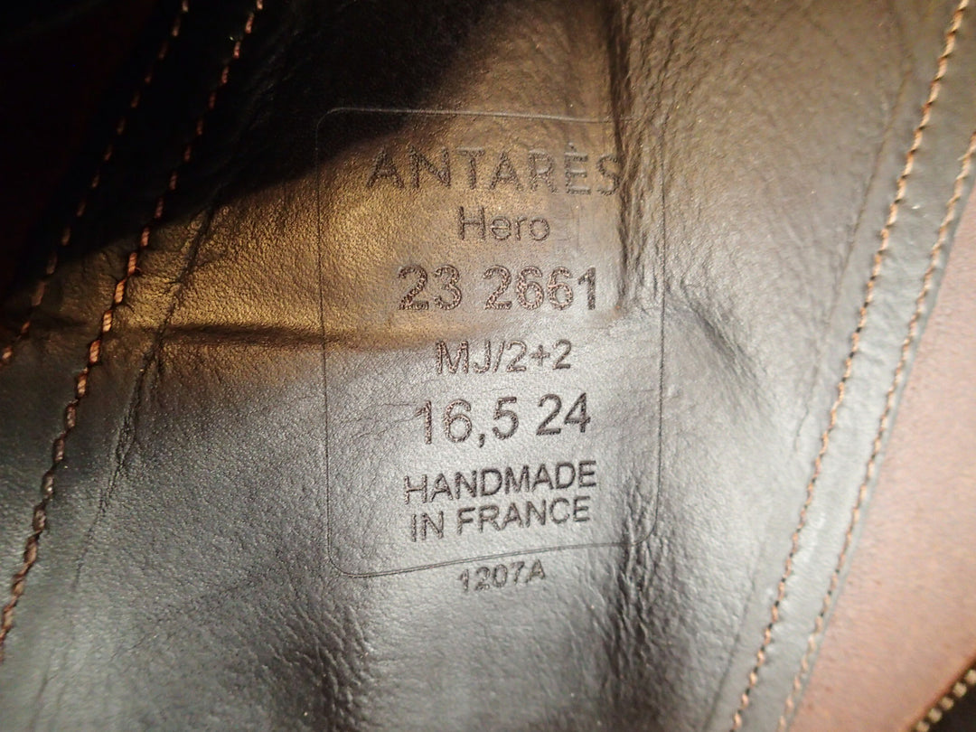 16.5" Antares Hero Saddle - Full Buffalo - 2023 - 5" dot to dot (112)