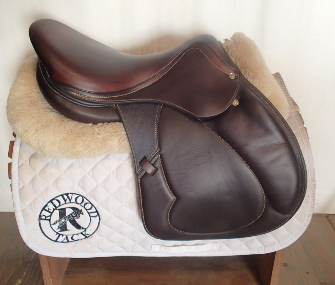 16.5" Antares Hero Saddle - Full Buffalo - 2023 - 5" dot to dot (112)