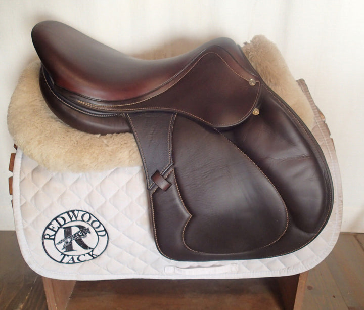 16.5" Antares Hero Saddle - Full Buffalo - 2023 - 5" dot to dot (112)
