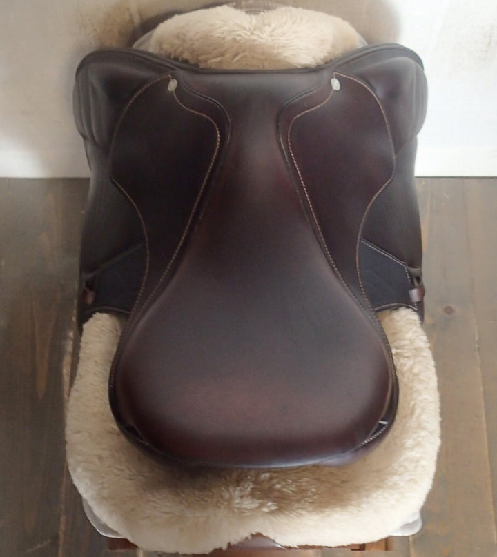 16.5" Antares Hero Saddle - Full Buffalo - 2023 - 5" dot to dot (112)
