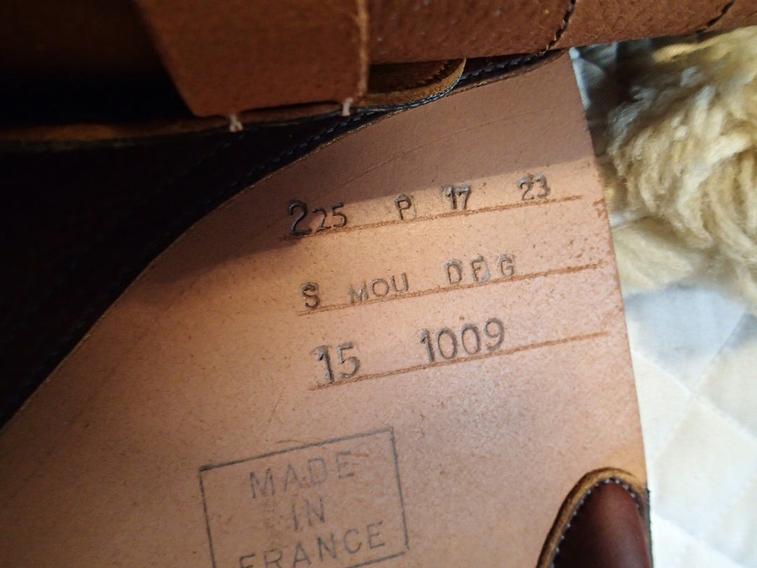 17" Butet Premium Saddle - Full Calfskin - 2015 - P Seat - 2.25 Flaps - 4.5" dot to dot (114)