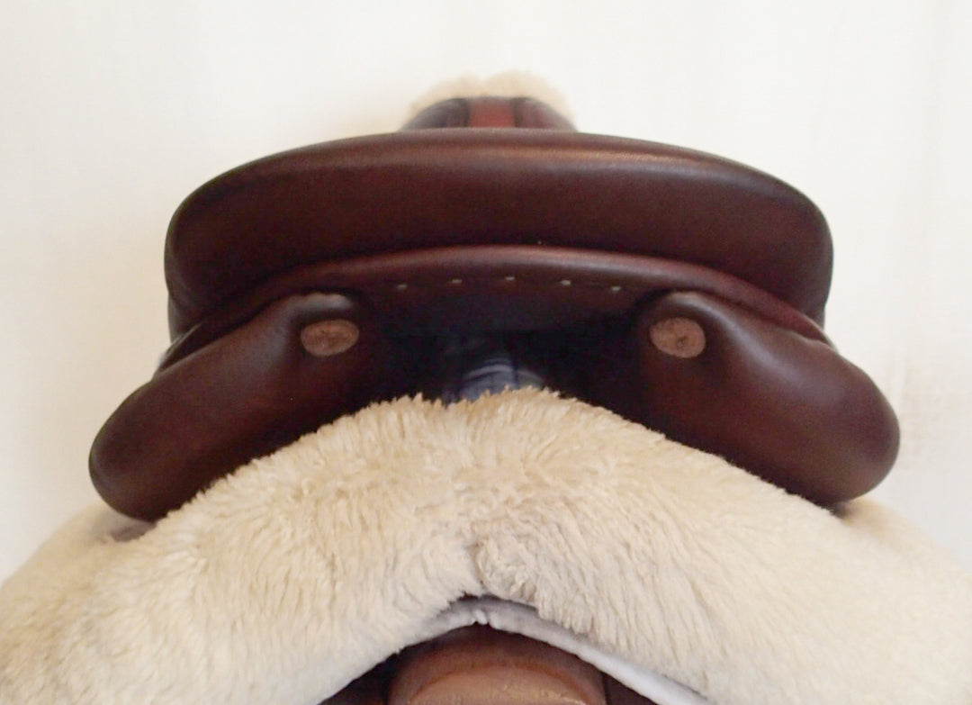 17" Butet Premium Saddle - Full Calfskin - 2015 - P Seat - 2.25 Flaps - 4.5" dot to dot (114)