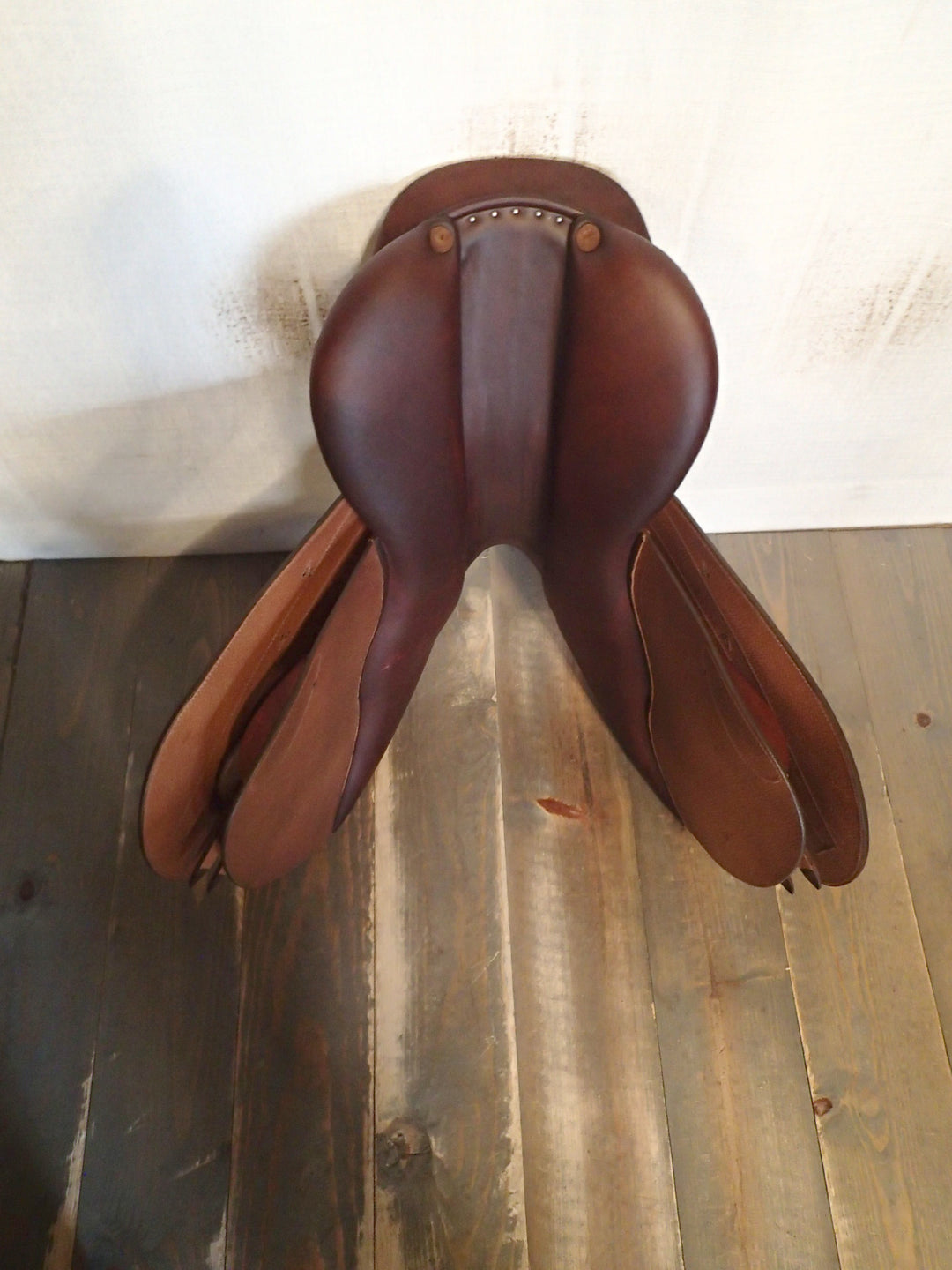 17" Butet Premium Saddle - Full Calfskin - 2015 - P Seat - 2.25 Flaps - 4.5" dot to dot (114)