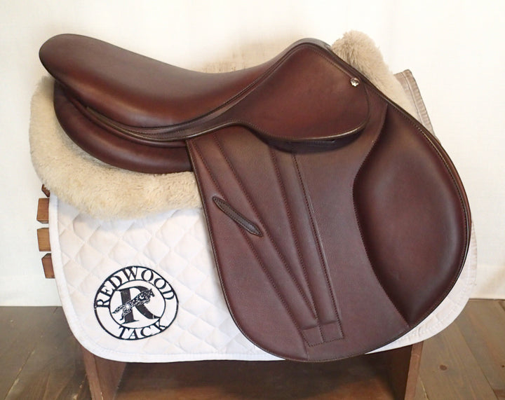 17" Butet Premium Saddle - Full Calfskin - 2015 - P Seat - 2.25 Flaps - 4.5" dot to dot (114)