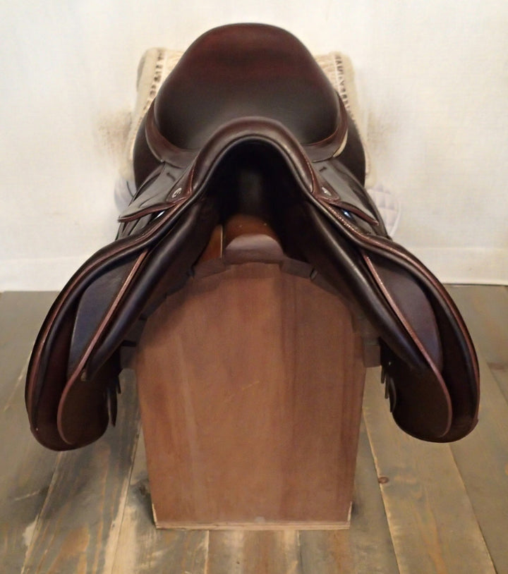 17.5" Devoucoux Biarritz Lab Saddle - Full Buffalo - 2023 - 2A Flaps - 4.5" dot to dot (116)