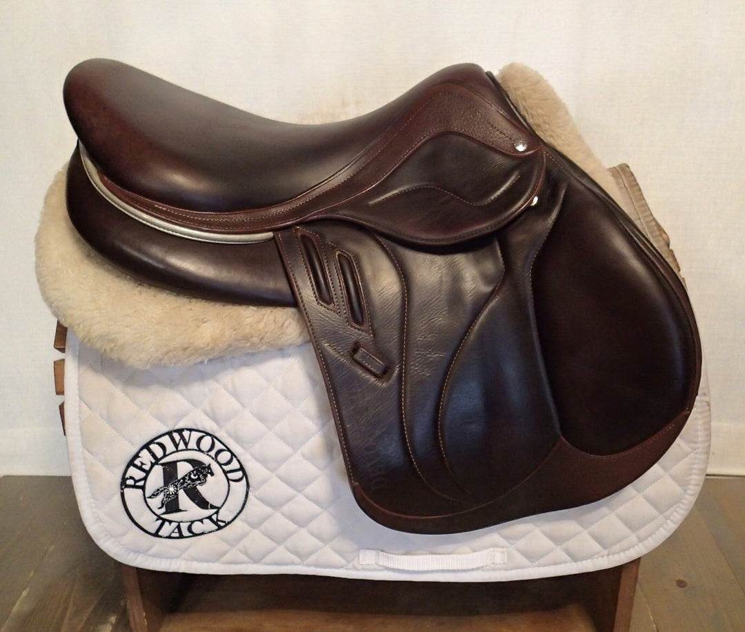 17.5" Devoucoux Biarritz Lab Saddle - Full Buffalo - 2023 - 2A Flaps - 4.5" dot to dot (116)