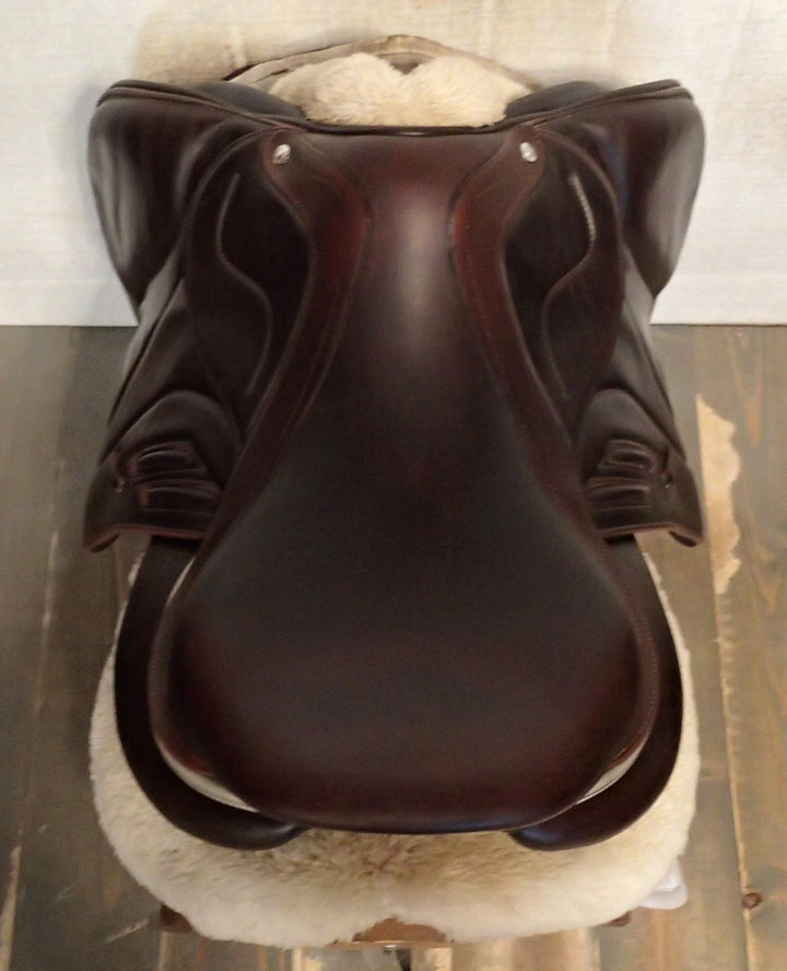 17.5" Devoucoux Biarritz Lab Saddle - Full Buffalo - 2023 - 2A Flaps - 4.5" dot to dot (116)