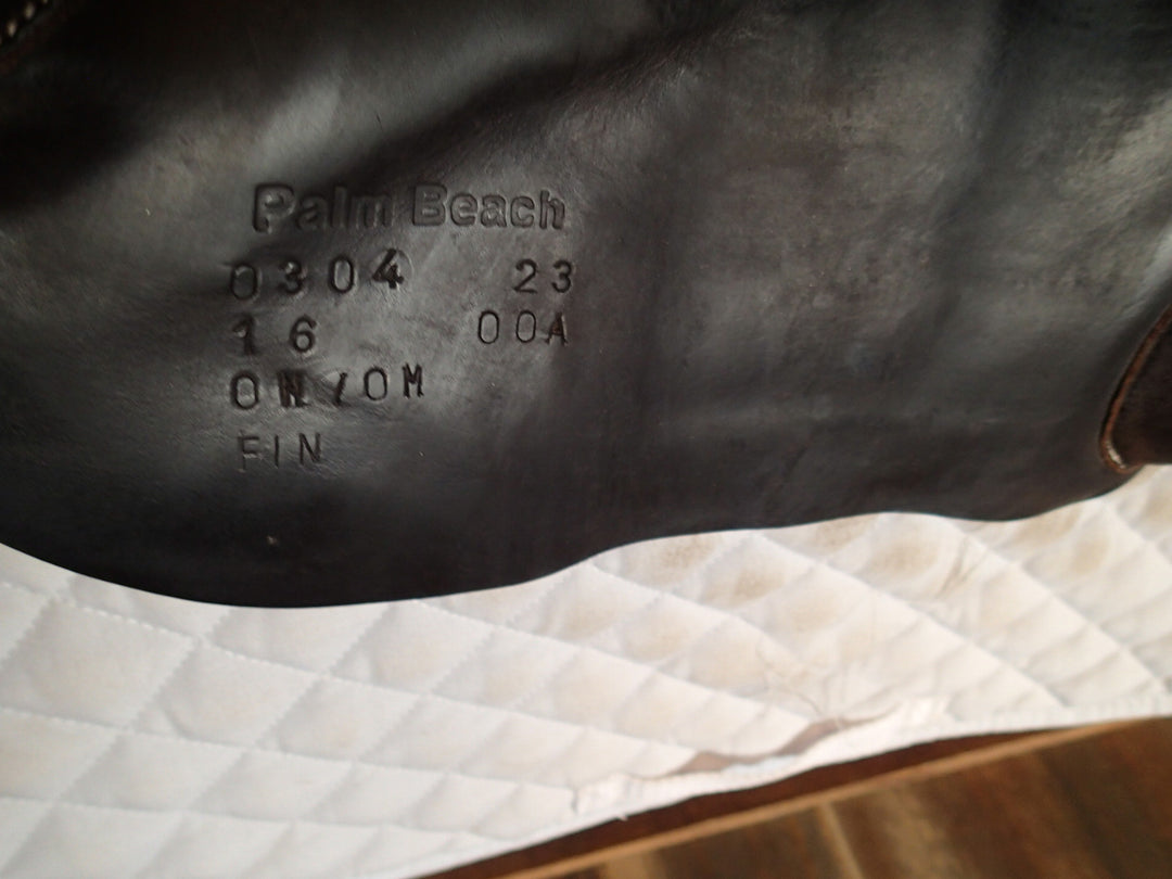 16" Voltaire Palm Beach Saddle - Full Buffalo - 2023 - 00A Flaps - 5" dot to dot - FIN Panels (118)