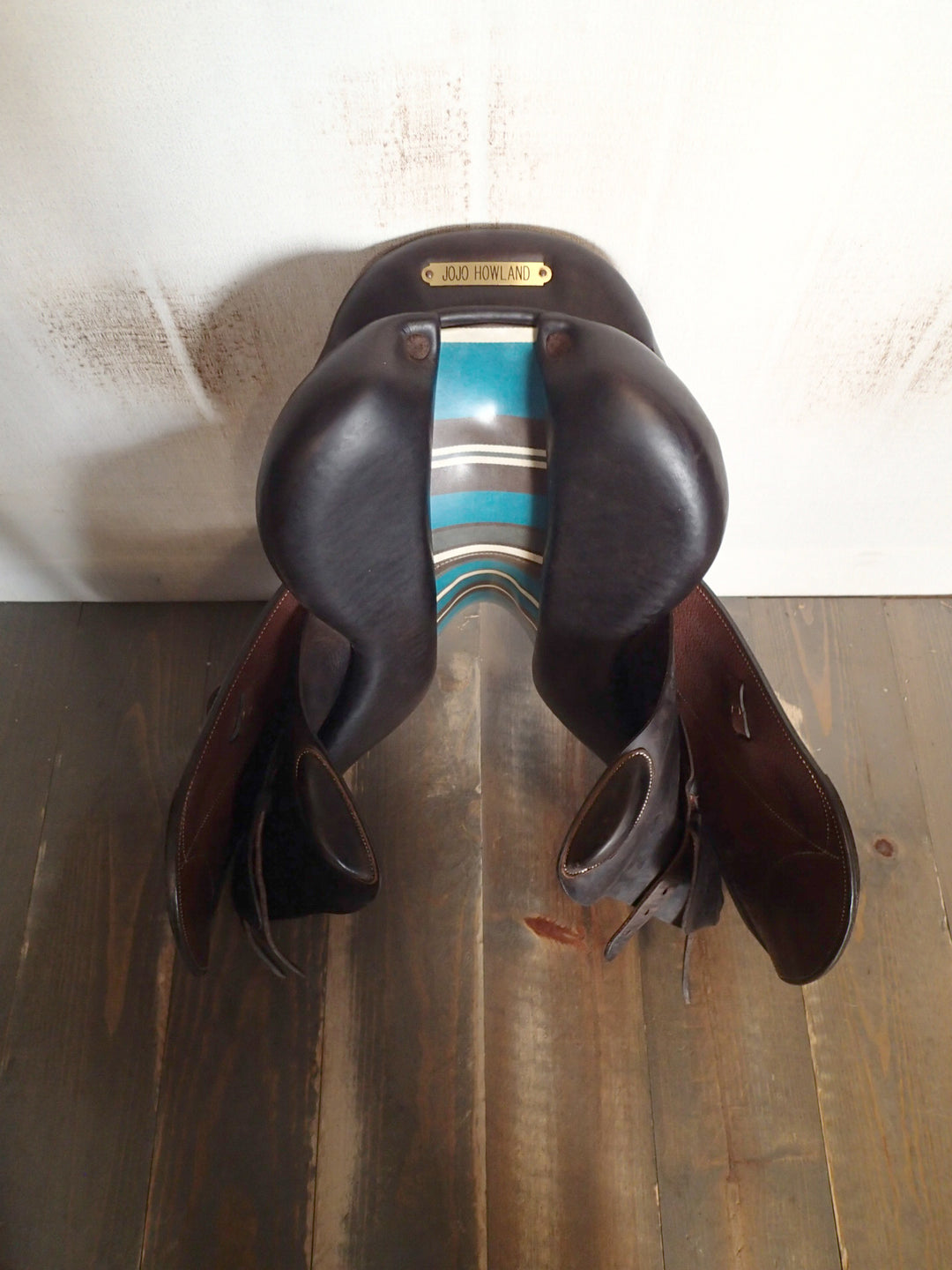 16" Voltaire Palm Beach Saddle - Full Buffalo - 2023 - 00A Flaps - 5" dot to dot - FIN Panels (118)