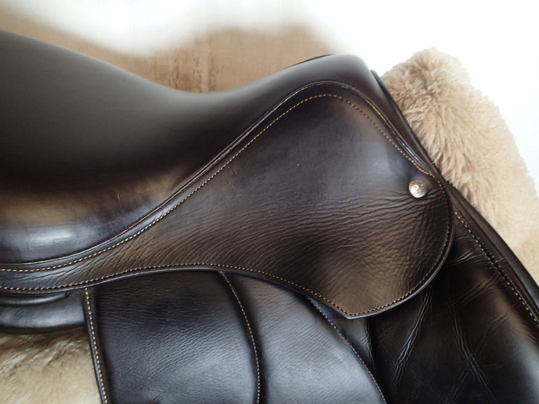 16" Voltaire Palm Beach Saddle - Full Buffalo - 2023 - 00A Flaps - 5" dot to dot - FIN Panels (118)