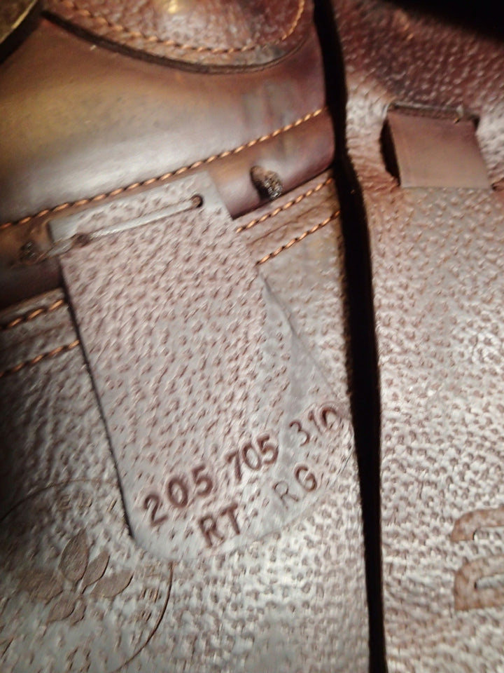 17.5" CWD Hunter Mademoiselle 2Gs Saddle - Full Buffalo - 2024 - 3LH Flaps - SE38 (119)