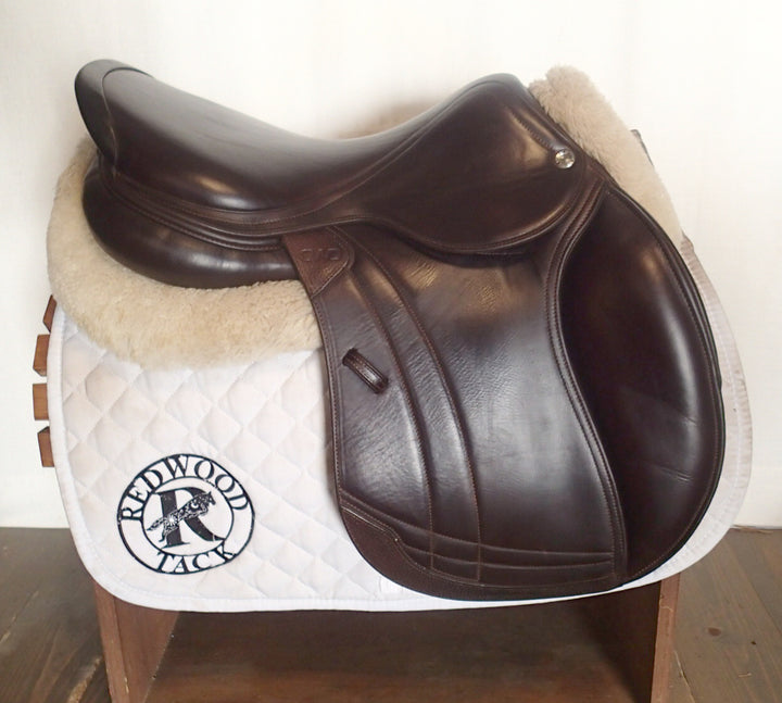 17.5" CWD Hunter Mademoiselle 2Gs Saddle - Full Buffalo - 2024 - 3LH Flaps - SE38 (119)
