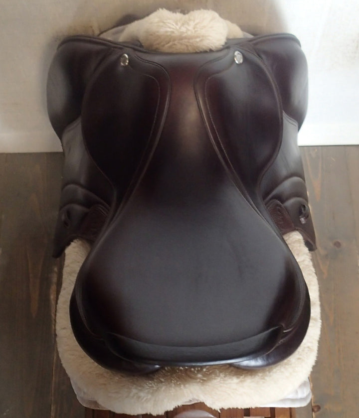 17.5" CWD Hunter Mademoiselle 2Gs Saddle - Full Buffalo - 2024 - 3LH Flaps - SE38 (119)
