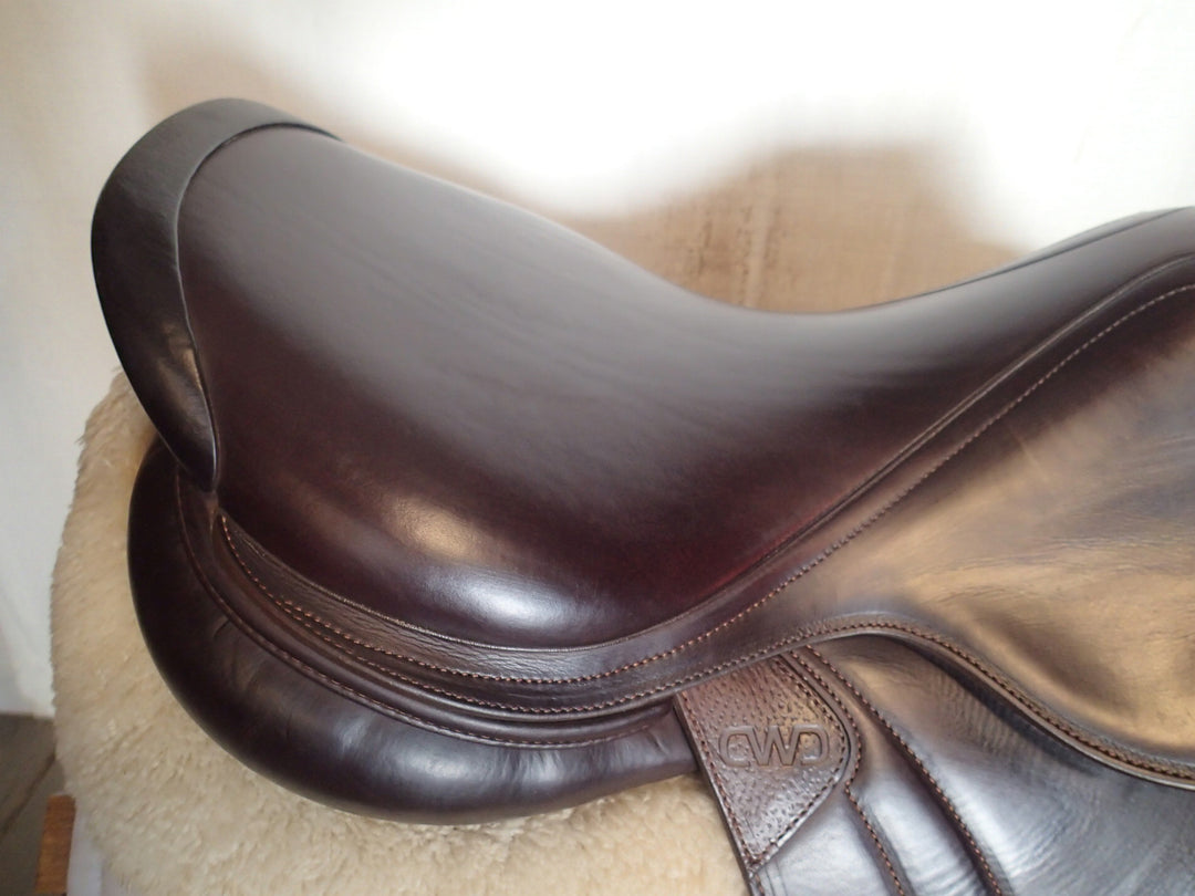 17.5" CWD Hunter Mademoiselle 2Gs Saddle - Full Buffalo - 2024 - 3LH Flaps - SE38 (119)