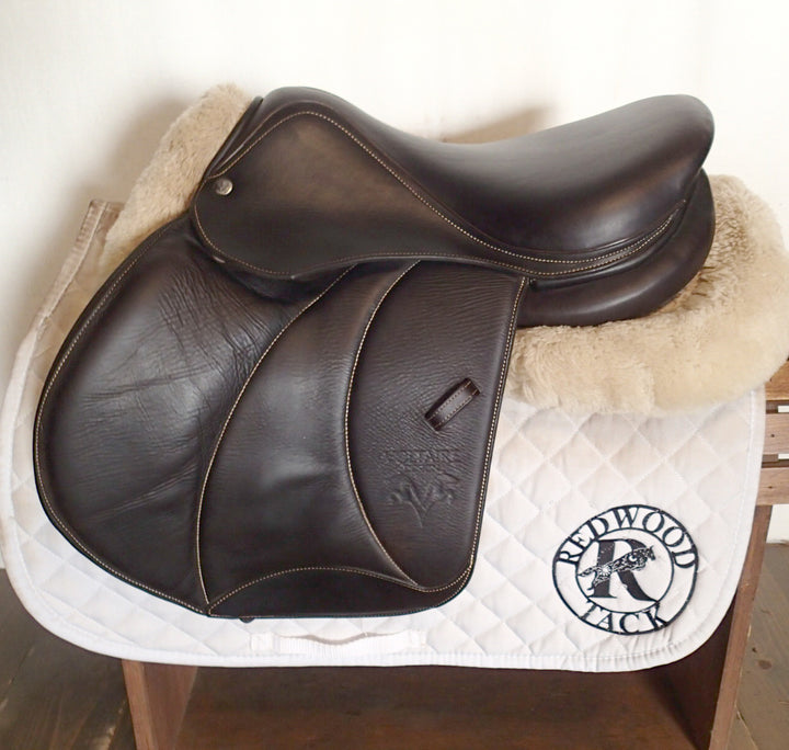 16" Voltaire Palm Beach Saddle - Full Buffalo - 2023 - 2A Flaps - 4.75" dot to dot - FIN Panels (125)