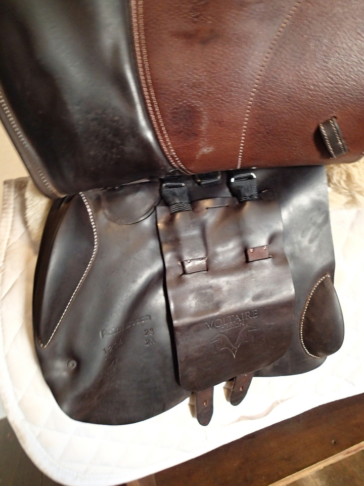 16" Voltaire Palm Beach Saddle - Full Buffalo - 2023 - 2A Flaps - 4.75" dot to dot - FIN Panels (125)