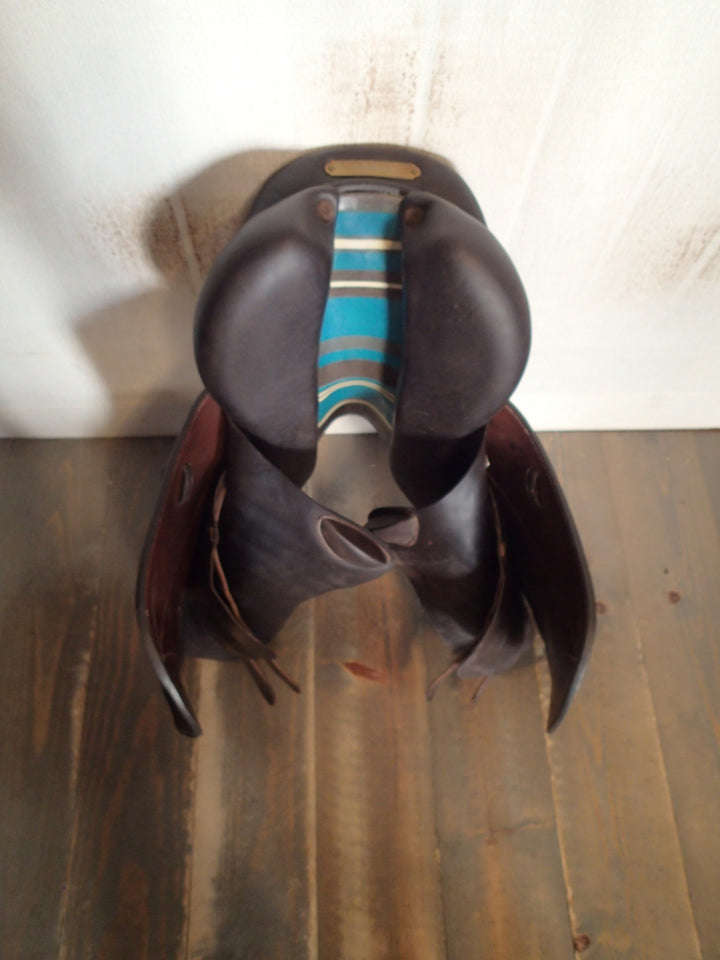 16" Voltaire Palm Beach Saddle - Full Buffalo - 2023 - 2A Flaps - 4.75" dot to dot - FIN Panels (125)