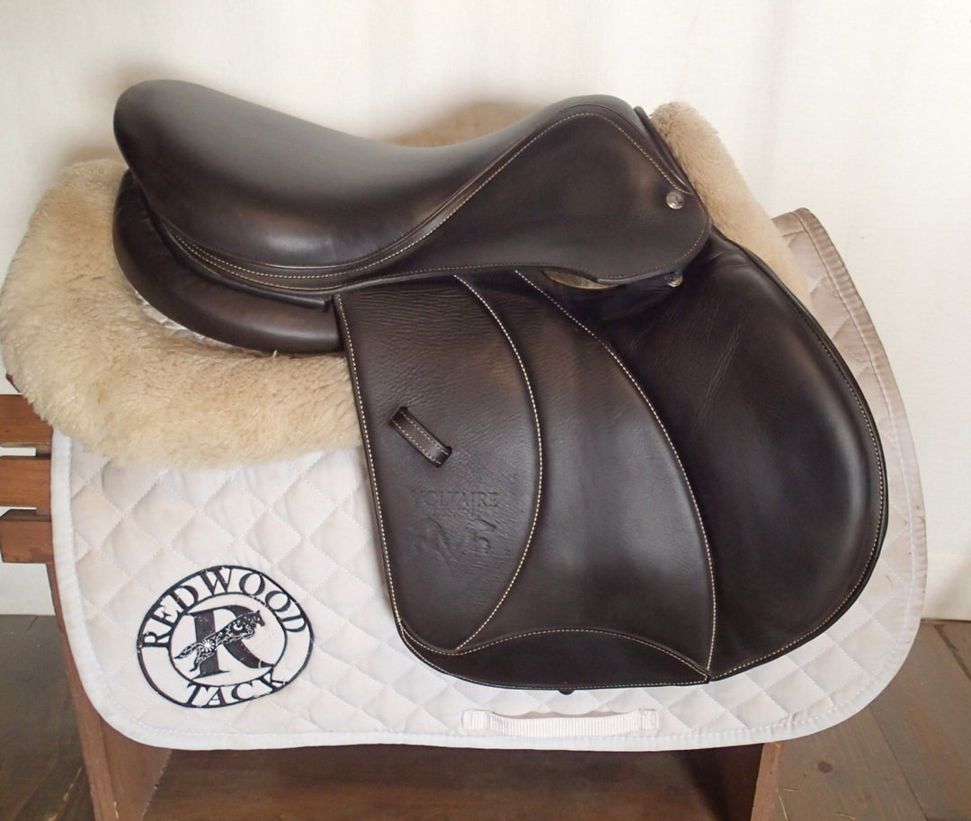 16" Voltaire Palm Beach Saddle - Full Buffalo - 2023 - 2A Flaps - 4.75" dot to dot - FIN Panels (125)
