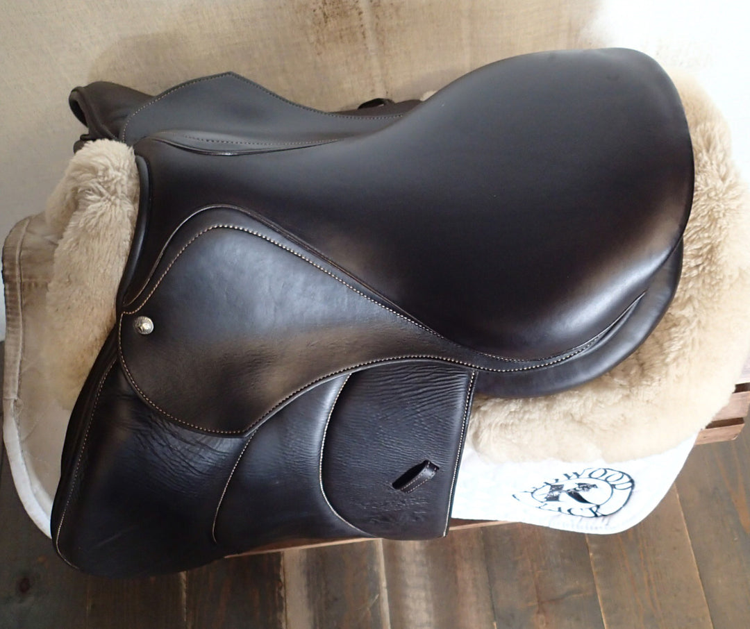 16" Voltaire Palm Beach Saddle - Full Buffalo - 2023 - 2A Flaps - 4.75" dot to dot - FIN Panels (125)