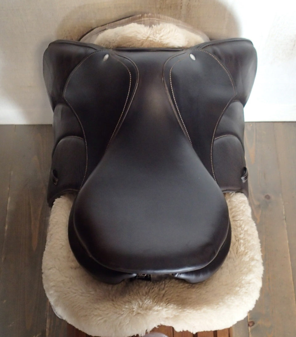 16" Voltaire Palm Beach Saddle - Full Buffalo - 2023 - 2A Flaps - 4.75" dot to dot - FIN Panels (125)