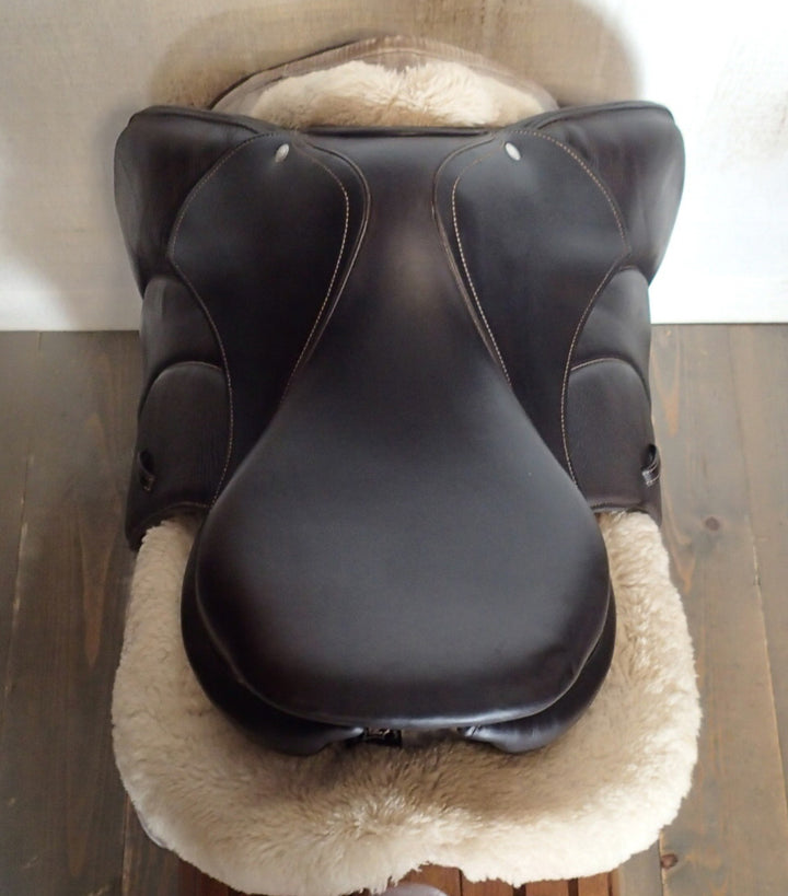 16" Voltaire Palm Beach Saddle - Full Buffalo - 2023 - 2A Flaps - 4.75" dot to dot - FIN Panels (125)