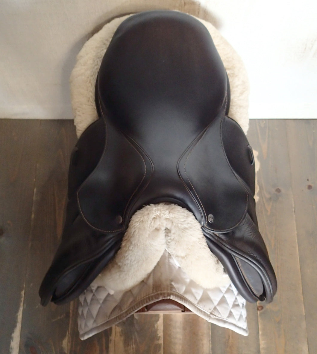 16" Voltaire Palm Beach Saddle - Full Buffalo - 2023 - 2A Flaps - 4.75" dot to dot - FIN Panels (125)