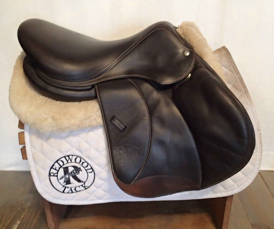 17" Voltaire Palm Beach Saddle - Full Buffalo - 2021 - 2AA Flaps - 4.5" dot to dot - Pro Panels (126)