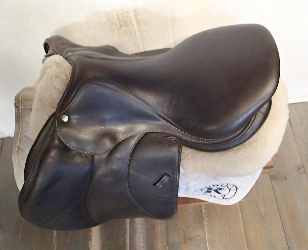 17" Voltaire Palm Beach Saddle - Full Buffalo - 2021 - 2AA Flaps - 4.5" dot to dot - Pro Panels (126)