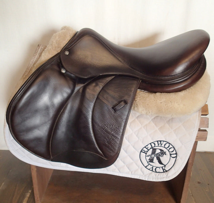 18" Voltaire Palm Beach Saddle - Full Buffalo - 2014 - 2AA Flaps - 4.75" dot to dot - Pro Panels (132)