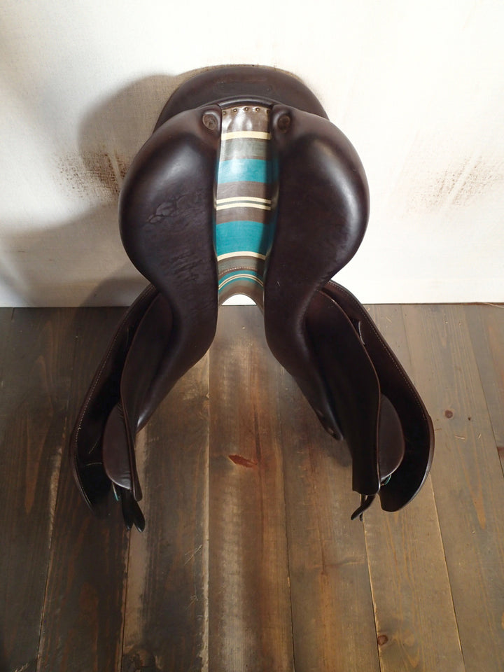 18" Voltaire Palm Beach Saddle - Full Buffalo - 2014 - 2AA Flaps - 4.75" dot to dot - Pro Panels (132)