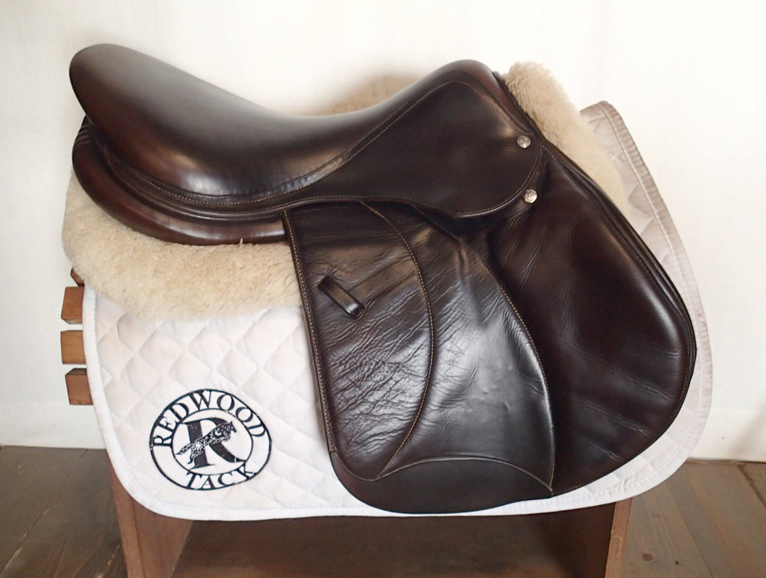 18" Voltaire Palm Beach Saddle - Full Buffalo - 2014 - 2AA Flaps - 4.75" dot to dot - Pro Panels (132)