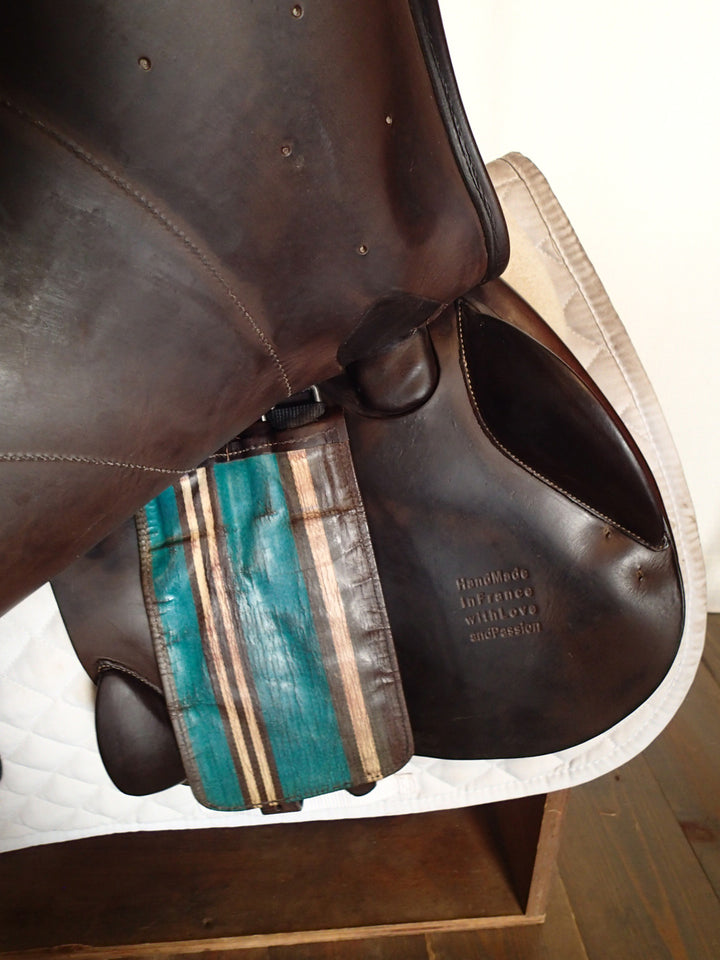 18" Voltaire Palm Beach Saddle - Full Buffalo - 2014 - 2AA Flaps - 4.75" dot to dot - Pro Panels (132)