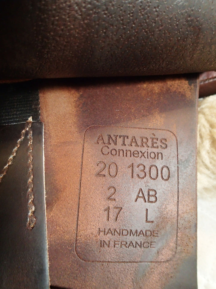 17" Antares Connexion Saddle - Full Buffalo - 2020 - 2AB Flaps - 5" dot to dot (133)