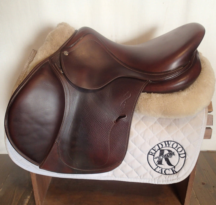 17" Antares Connexion Saddle - Full Buffalo - 2020 - 2AB Flaps - 5" dot to dot (133)