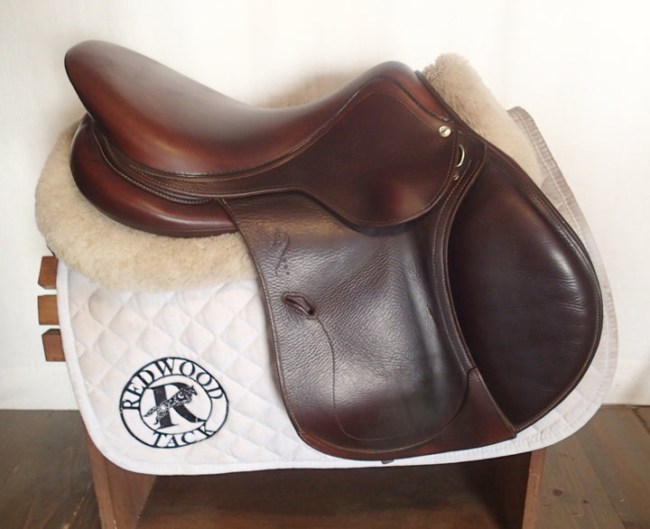 17" Antares Connexion Saddle - Full Buffalo - 2020 - 2AB Flaps - 5" dot to dot (133)